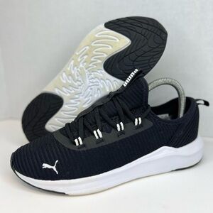 Puma Womens Softride Finesse Sport 376038-01 Black /White Sz 7 Running  Sneakers